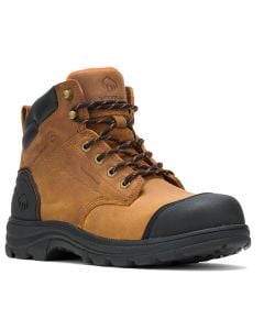 Wolverine Men's Carlsbad Cap Toe 6 Inch Steel Toe WP Tan