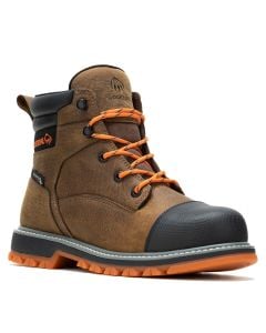 Wolverine Men's Floorhand LX Cap Steel Toe 6 Inch WP Sudan Brown