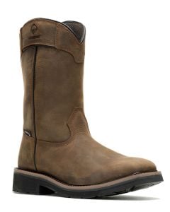 Wolverine Men's Rancher Pull-Tab WP Wellington Dark Coffee