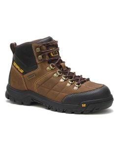 Caterpillar Men's Threshold Waterproof Work Boot Brown