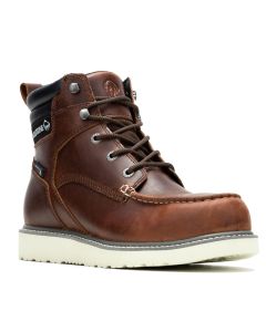 Wolverine Men's Trade Wedge 6 Inch Moc Toe WP Rust