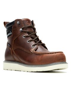 Wolverine Men's Trade Wedge 6 Inch Steel Moc Toe WP Rust