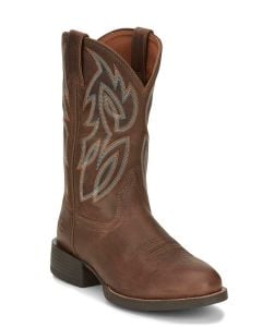 Justin Men's Rendon 11 Inch Western Boot Pecan