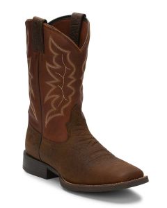 Justin Men's Chet 11 Inch Western Boot Pebble