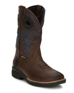 Justin Men's NiTread 11 In Nano CT WP Work Toffee