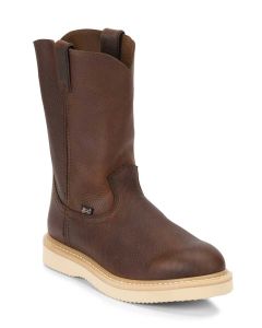 Justin Men's Axe 10 Inch Wedge Tan