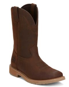 Justin Men's Buster II 11 In Pull-On Work Pecan