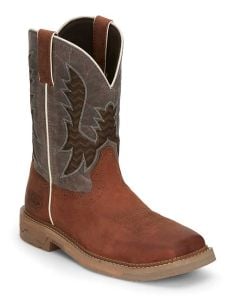 Justin Men's Bolt 11 Inch Work Boot Redwood