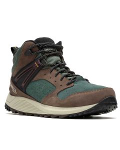Merrell Men's Wildwood Mid Leather WP Forest