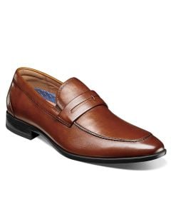 Florsheim Men's Zaffiro Moc Toe Penny Loafer Cognac