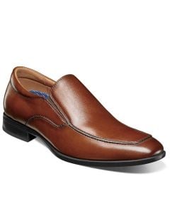 Florsheim Men's Zaffiro Moc Toe Venetian Loafer Cognac