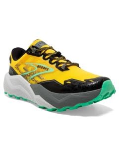 Brooks Men's Caldera 7 Lemon Chrome Black Springbud