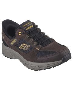 Skechers Men's Oak Canyon Slipin BRN-BLK