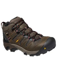 KEEN Utility Men's Lansing Mid WP ST Cascade Brown Brindle