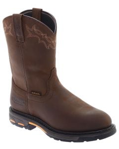 Ariat Men's WorkHog WP Oily Distressed Brown