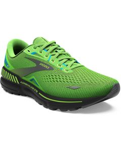 Brooks Men's Adrenaline GTS 23 Green Gecko Grey Atomic Blue