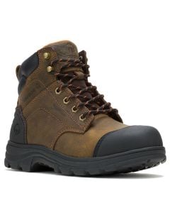 Wolverine Men's Carlsbad Cap Toe 6 Inch Steel Toe WP Brown