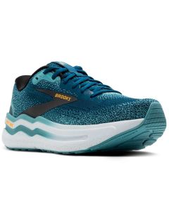 Brooks Men's Ghost Max 2 Moroccan Blue Aqua Orange Pop