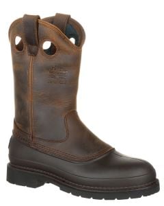 Georgia Boot Men's 12 Inch Muddog Wellington Brown