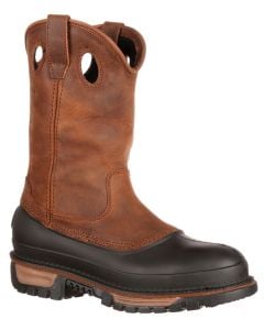 Georgia Boot Men's 11 Inch Muddog ST WP Wellington Brown