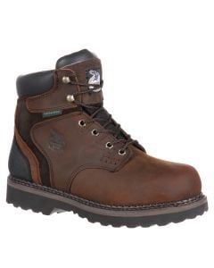 Georgia Boot Men's 6 Inch Brookville WP Dark Brown