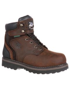 Georgia Boot Men's 6 Inch ST WP Brookville Dark Brown