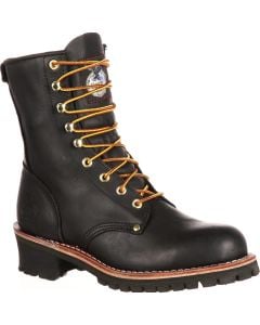 Georgia Boot Men's 8 Inch Logger Black