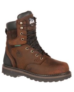 Georgia Boot Men's 8 Inch WP Brookville Dark Brown