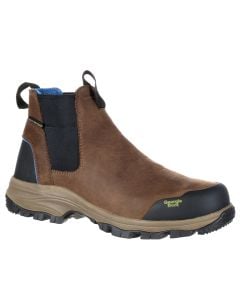 Georgia Boot Men's Blue Collar WP Chelsea Romeo Brown