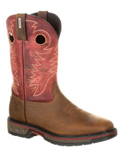 Georgia Boot Men's 11 Inch Carbo-Tec WP Brown Red