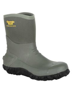 Georgia Boot Men's 10 Inch WP Rubber Boot Olive