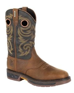 Georgia Boot Men's 11 Inch Carbo-Tec WP Black Brown