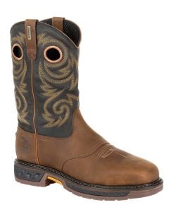 Georgia Boot Men's 11 Inch Carbo-Tec LT ST WP Black Brown