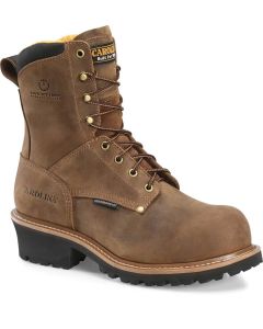 Carolina Men's 8 Inch WP Poplar Dark Brown