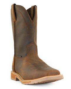 Justin Men's 11 Inch Buster Pecan WP ST Water Buffalo