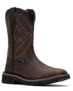 Wolverine Men's Rancher Arrow ST WP Wellington Dark Brown