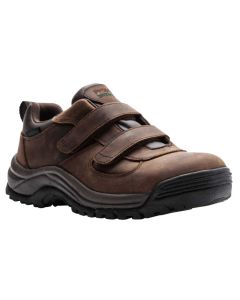 Propet Men's Cliff Walker Low Strap Brown Crazy Horse