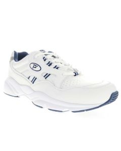 Propet Men's Stability Walker White Navy