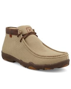 Twisted X Men's Chukka UltraLite X Driving Moc Khaki And Brown