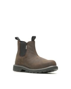 Wolverine Men's Floorhand Work Romeo WP -Dark Brown