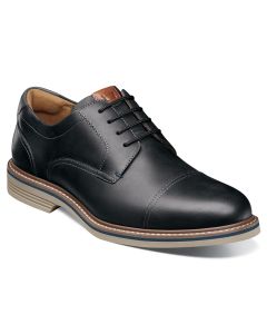 Florsheim Men's Norwalk Cap Toe Oxford Black Ch