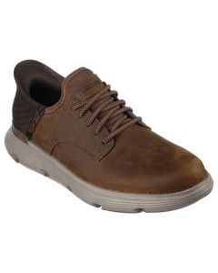 Skechers Men's Slip-Ins Garza Gervin Dark Brown