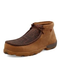 Work Twisted X Men's Work Chukka Driving Moc Tan & Spice