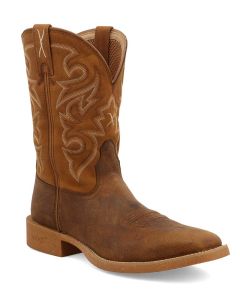 Work Twisted X Men's 11" Tech X Boot Saddle & Rustic Orange