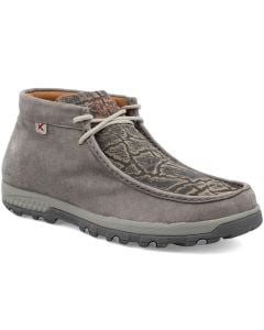 Twisted X Men's Chukka Driving Moc Grey & Grey Elephant