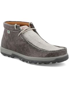 Twisted X Men's Chukka Driving Moc Grey & Light Grey