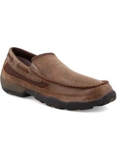 Twisted X Men's Slip-On Driving Moc Brown