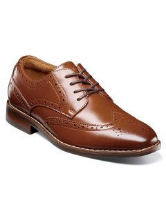 Florsheim Kids Rucci Jr. Wingtip Oxford Cognac