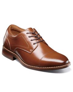 Florsheim Kids Rucci Jr. Cap Toe Oxford Cognac