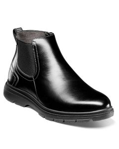 Florsheim Kids Lookout Jr. Lace-Up Boot Black